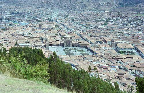 Partial view of Cusco City